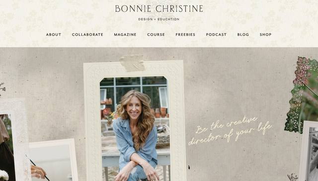 Bonnie Christine — eredeti landing screenshot előnézet