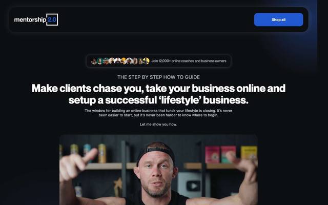 James Smith — Funnel — eredeti landing screenshot előnézet