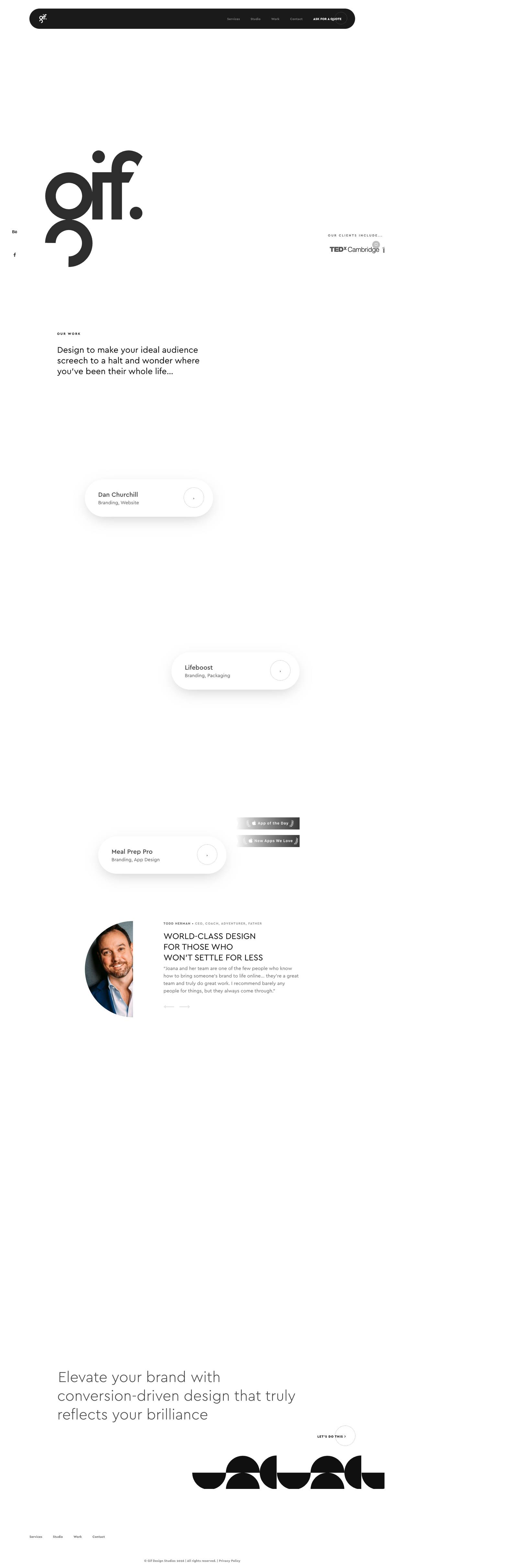 Joana Galvão — eredeti landing oldal screenshot